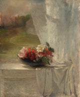 john-la-farge-1861-창문 위의 꽃-레지-아트-프린트-미술-복제-벽-아트-id-a55w1228j