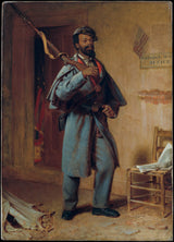托马斯·沃特曼·伍德-1866 年的一点战争历史-新兵艺术印刷品美术复制品墙艺术 id-a55wfauzz