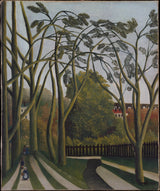 Henri-Rousseau-1908-the-banker-of-the-Bievre-nær-bicetre-art-print-fine-art-gjengivelse-vegg-art-id-a55zcl4z3