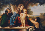 eduard-jakob-von-steinle-1855-sagrada familia-com-sao-joao-o-batista-art-print-fine-art-reproduction-wall-art-id-a563tzg6y