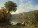 乔治·涅涅斯1857年湖奈米艺术打印精细艺术复制墙艺术ID A578SM7NQ