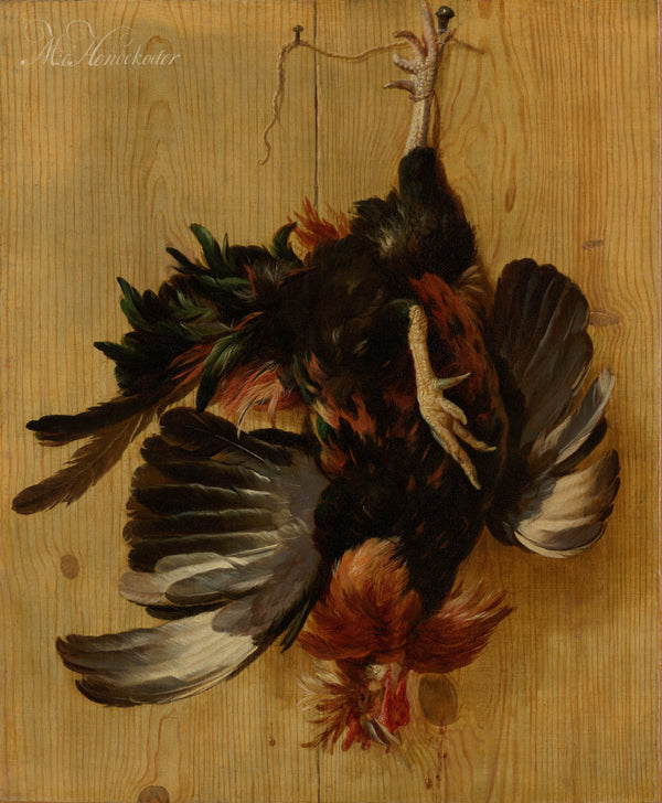melchior-d-hondecoeter-1670-dead-cock-hanging-from-a-nail-art-print-fine-art-reproduction-wall-art-id-a57v6x0go