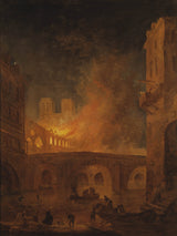 hubert-robert-vatra-hotela-dieu-u-Parizu-1772-umjetnost-tisak-likovna-reprodukcija-zid-umjetnost-id-a59lc9dp3