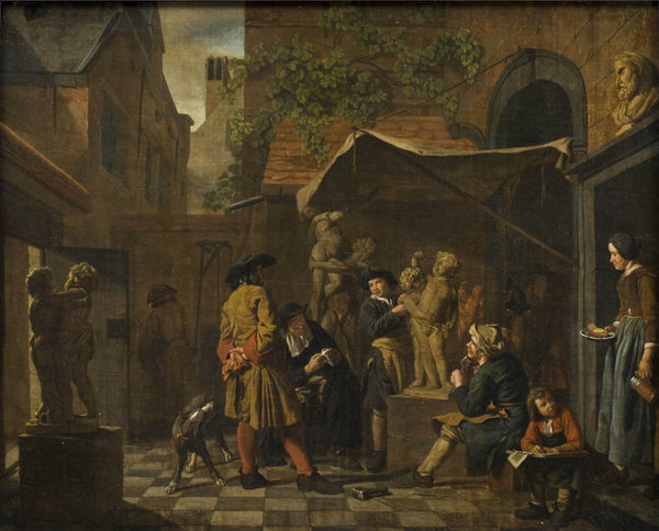 jan-josef-horemans-a-sculptors-studio-art-print-fine-art-reproduction-wall-art-id-a5ar95wlh