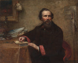 伊斯特曼·约翰逊（Eastman-Johnson）1859年的Genio C斯科特艺术打印肖像画精美的艺术复制品墙壁艺术ID A5ayxj0dk