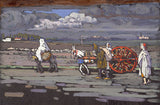 瓦西里-康定斯基-1905-鄉村道路藝術印刷美術複製品牆藝術 id-a5cbm69m3