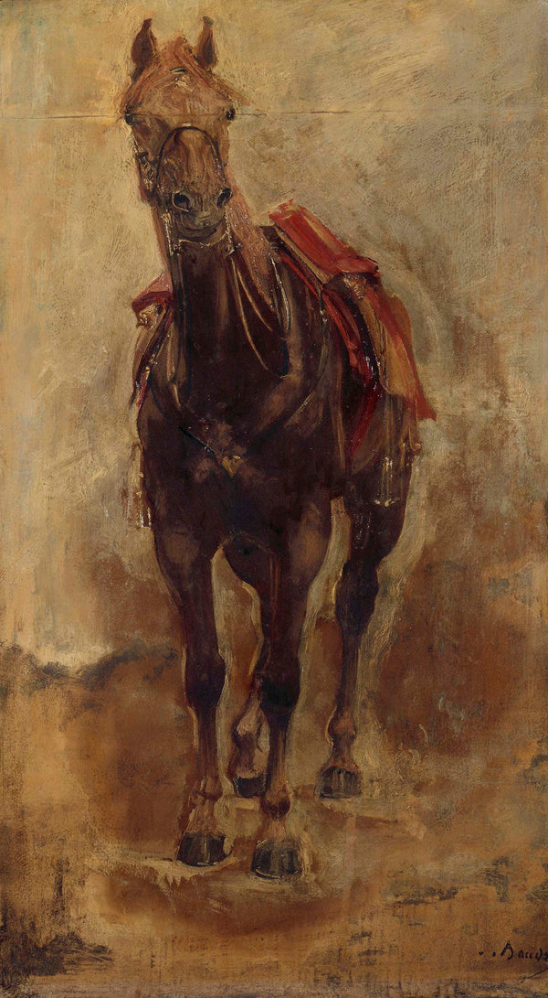 paul-aime-jacques-baudry-1876-horse-study-for-the-equestrian-portrait-of-count-palikao-art-print-fine-art-reproduction-wall-art