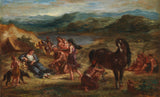 יוגין-דלקרואה -1862-אובידי-בין-הסקיתיאנים-אמנות-הדפס-אמנות-רפרודוקציה-קיר-אמנות-אידי-א