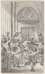 雅各布斯購買 1786-衝進市政廳的市長房間藝術印刷美術複製品牆藝術 id-a5ftyk61y