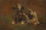 安東·莫夫-1860-躺著的牛藝術印刷美術複製品牆藝術 id-a5g043sfj