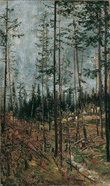theodor-von-hormann-1879-skogsjokk-når-godollo-kunsttrykk-fin-kunst-reproduksjon-veggkunst-id-a5g7ixq2d
