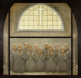 費爾南德·佩雷斯-1901-教堂孤兒藝術印刷品美術複製品牆藝術