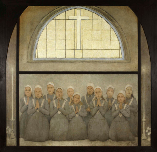 fernand-pelez-1901-the-chapel-orphan-art-print-fine-art-reproduction-wall-art