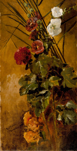 ross-sterling-turner-1876-hollyhocks-art-print-fine-art-reproduction-ukuta-id-a5inwufkk