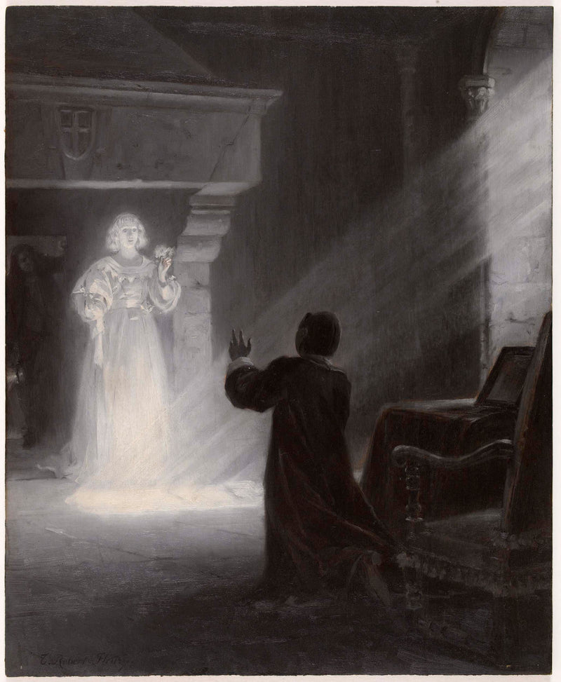 tony-robert-fleury-1890-alix-appearing-mask-art-print-fine-art-reproduction-wall-art