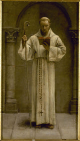 帕斯卡·阿道夫·讓·達格南·布弗雷 1877 年巴紐聖埃爾布蘭教堂素描藝術藝術印刷美術複製品牆壁藝術