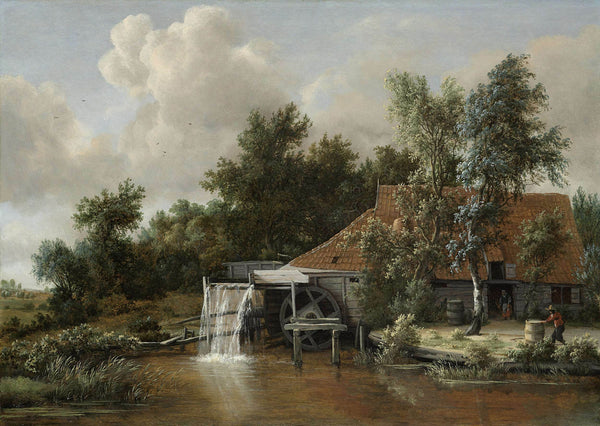 meindert-hobbema-1664-a-watermill-art-print-fine-art-reproduction-wall-art-id-a5jeivlz0