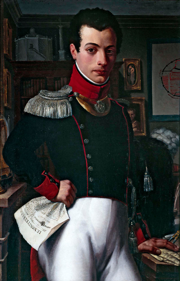 constant-misbach-1829-portrait-of-an-architect-in-costume-officer-of-the-national-guard-art-print-fine-art-reproduction-wall-art