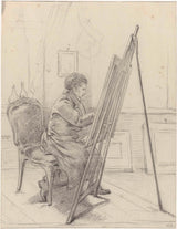 Јеан-Бернард-1823-портрет-Герит-Јан-мицхаелис-седи-на-магарцу-уметност-принт-ликовна-репродукција-зид-уметност-ид-а5ју4зијд