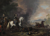 jan-van-huchtenburg-1692-henry-casimir-ii-príncipe-de-nassau-dietz-em-uma-batalha-impressão de arte-reprodução de belas artes-arte-de-parede-id-a5ksl08k3