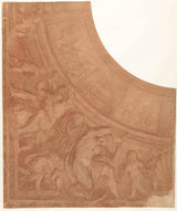 mattheus-terwesten-1680-ontwerp-voor-een-hoekstuk-van-een-plafond-met-figuren-kunstprint-beeldende-kunst-reproductie-muurkunst-id-a5kuv001y