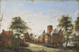 neznano-1650-loenersloot-Castle-on-the-angstel-art-print-fine-art-reprodukcija-wall-art-id-a5l4r283n
