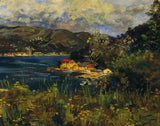 Girolamo-Nerli-1895-untitled-bay-landskapet-med-italiensk-byer-art-print-fine-art-gjengivelse-vegg-art-id-a5l9vvoy6