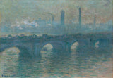 Claude-Моне-1900-Waterloo мост сиво-време-арт-печатащата фино арт-възпроизвеждане стена на техниката-ID-a5lavjvrn