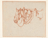 jean-bernard-1775-head-of-a-caparisoned-hobuse-left-art-print-fine-art-reproduction-wall-art-id-a5lytio3z