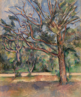 paul-cezanne-1890-drzewa-i-drogi-drzewa-i-sztuka-droga-druk-reprodukcja-dzieł sztuki-wall-art-id-a5md4dv7m