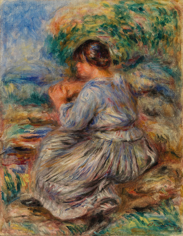 pierre-auguste-renoir-1914-girl-seated-in-a-landscape-young-girl-sitting-in-a-garden-art-print-fine-art-reproduction-wall-art-id-a5mg04osx