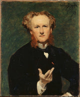 卡羅勒斯杜蘭 1873 年艾蒂安哈羅肖像藝術印刷美術複製品牆壁藝術