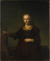 Rembrandt, van Rijn - portrait-of-a-žena-art-print-fine-art-reprodukčnej-wall-art-id-a5rf8zhb4