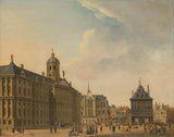 jan-ekels-1750-阿姆斯特丹大壩景觀-藝術印刷品美術複製品牆藝術 id-a5rt5oc88