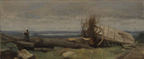 讓-巴蒂斯特-卡米爾-柯羅-1840-拉博斯平原藝術印刷美術複製品牆藝術 id-a5sjnpzx5