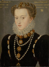 imitator-of-Francois-clouet-1572-portrait-of-Elizabeth-of-Austria-wife-of-king-charles-ix-of-france-art-print-fine-art-reproduction-wall-art-id- a5thg78j5
