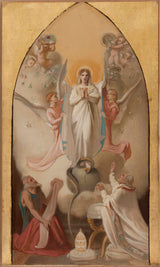 victor-louis-mottez-1865-sketch-for-st-severin-church-անբասիր-բեղմնավորում-կանխագուշակվել է-ի-մարգարեի-իսայա-արվեստ-տպագիր-գեղարվեստական-վերարտադրում-պատի-արվեստ
