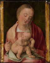 албрецхт-дурер-1516-девица-и-дете-уметност-штампа-ликовна-репродукција-зид-уметност-ид-а5у7хнлмл