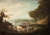 Alvan-fisher-1816-a-ro vekk-sted-omfattende-og-Grenseløst-scene-med-kveg-art-print-fine-art-gjengivelse-vegg-art-id-a5vn3bvpt