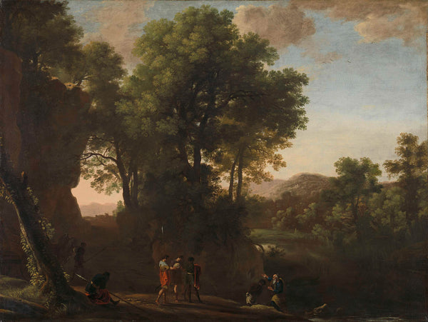 herman-van-swanevelt-1630-landscape-with-the-baptism-of-the-eunuch-art-print-fine-art-reproduction-wall-art-id-a5vt3socg