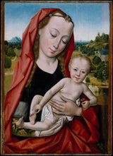 Dieric-Bouts-1475-Virgin-and-Child-Art-Print-Fine-Art-Reprodução-Wall-Art-Id-a5xaadwl6
