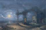 貝洛布里維奧-1849-海景-帶廢墟藝術印刷精美藝術複製品牆藝術 id-a60dnsyu4