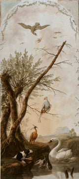 jean-ou-jean-baptiste-pillement-1765-dekorativ-panel-i-djur-ämnen-konst-tryck-fin-konst-reproduktion-vägg-konst