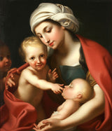 安東尼奧·卡瓦盧奇-1790-明愛與三個孩子-藝術印刷-美術複製品-牆藝術-id-a60l40tfx