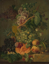 albertus-jonas-brandt-1816-stilleben-med-blomster-og-frugt-kunsttryk-fin-kunst-reproduktion-vægkunst-id-a60oi8khc
