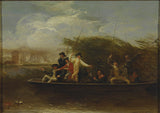 benjamin-west-1794-panowie-wędkarstwo-sztuka-druk-reprodukcja-dzieł sztuki-sztuka-ścienna-id-a619pmt2x