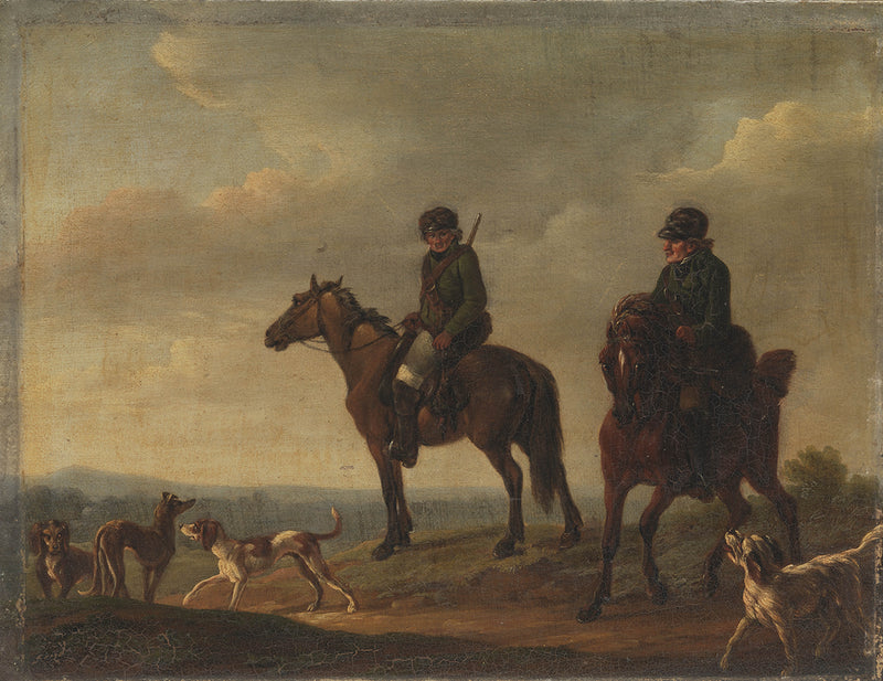 christian-david-gebauer-two-hunters-on-horseback-art-print-fine-art-reproduction-wall-art-id-a61i4wnjc