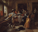 Јан-Стеен-1666-Породица-концерт-уметност-принт-ликовна-репродукција-зид-уметност-ид-а62у3втјт