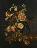 अज्ञात-1670-अभी भी जीवन-फूलों के साथ-कला-प्रिंट-ललित-कला-पुनरुत्पादन-दीवार-कला-आईडी-ए630एजीएएक्स