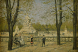 stanislas-lepine-1880-place-de-la-concorde-a-la-terrassa-de-les-tuileries-impressió-art-reproducció-reproducció-de-paret